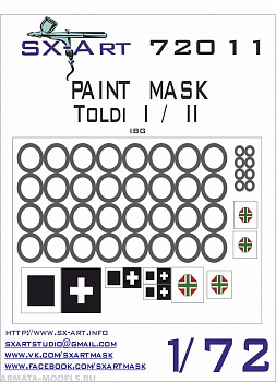 72011SX Окрасочная маска Toldi I/II (IBG) 72011SX Окрасочная маска Toldi I/II (IBG)