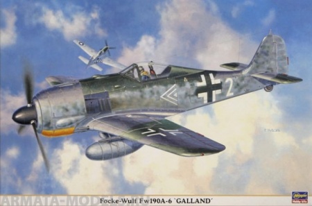 08186 Самолет Focke-Wulf Fw190A-6 Hasegawa