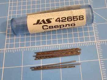 42658J Мини-сверло, HSS M35, без покрытия, d 0,45 мм, 10 шт.