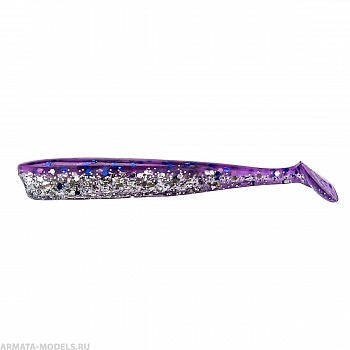 Виброхвост Chebak 3,15"/8 см Silver Sparkles & Fio  7шт. (HS-3-036) Helios