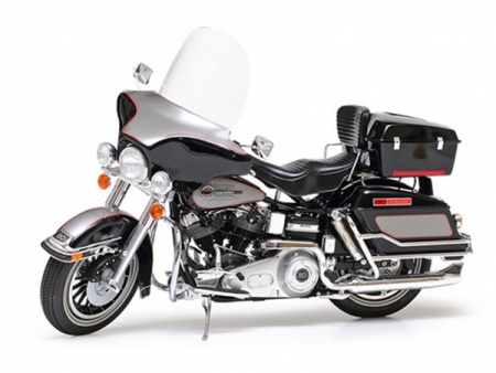 16037 Harley Davidson FLH Classic - Black (ограниченная серия) Tamiya