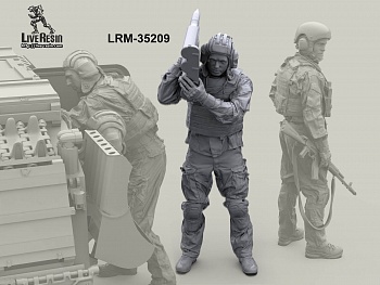 LRM35209 Российский современный танкист/артиллерист САУ погрузка - 7 (Не для свободной продажи)