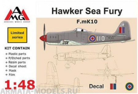 AMG48601 Самолет Hawker Sea Fury Mk.X RAF AMG models