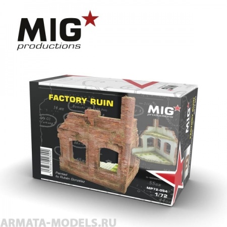 MP72-094 Пластиковая фигура  Factory ruin