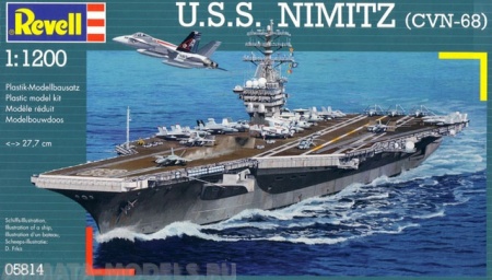 05814 Корабль Авианосец Нимиц (CVN-68), американский Revell