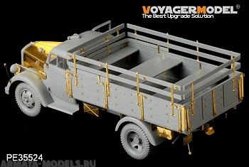 PE35524 Набор фототравления для WWII German Opel Blitz 3t. 4x2 Cargo Truck /Shallow Cargo Bay(For DRAGON 6670)