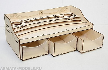 WIM-WS-003 Рабочая станция №3 с тремя ящиками. WorkStation №3. Набор для сборки WIM-WS-003 Рабочая станция №3 с тремя ящиками. WorkStation №3. Набор для сборки