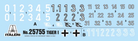 25755ИТ Сборная модель Танк PZ. KPFW. IV TIGER I Italeri