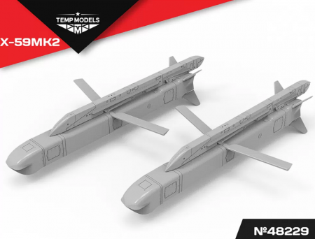 48229 УПРАВЛЯЕМАЯ РАКЕТА Х-59МК2 1/48