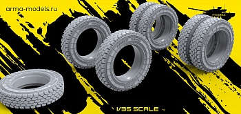 AM35817 Миниатюра Высокодетализированные колеса под нагрузкой для ЗиЛ 130 Бортовой AM35817 Миниатюра Высокодетализированные колеса под нагрузкой для ЗиЛ 130 Бортовой