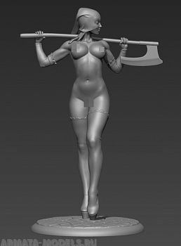 CHM-54119. Миры Фэнтези: Непобедимая. 54 мм. Материал – смола