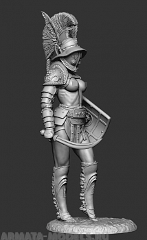 CHM-90.007. Миры Фэнтези: Гладиатриса. 90 мм. Материал - смола.