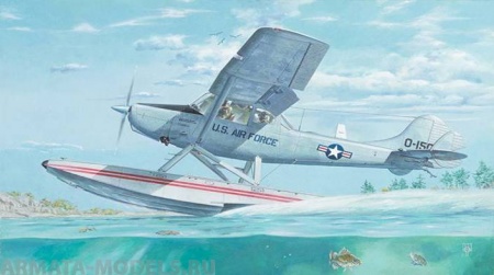 Rod629 Самолёт L-19/O-1 Bird Dog Floatplane Roden