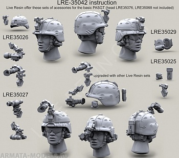 LRE35042 Каска армии США PASGT с чехлом и креплением ночных очков NVG PVS 7/14/15,,Каска армии США PASGT с чехлом и креплением ночных очков NVG PVS 7/14/15,,