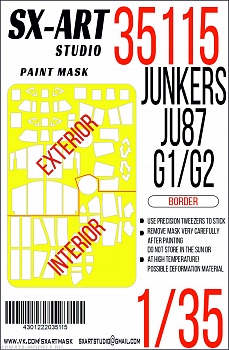 35115SX Окрасочная маска Ju-87 G1/G2 (Border)