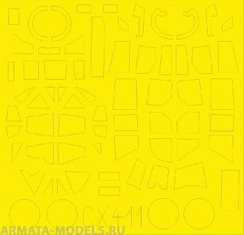 CX411ED Окрасочная маска Do 17Z 1/72 CX411ED Окрасочная маска Do 17Z 1/72