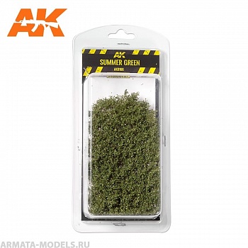 AK8166 Имитация листвы для макетов и диорам SUMMER GREEN SHRUBBERIES