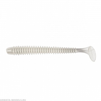 Виброхвост Liny Catcher 2,35"/6 см Pearl 12шт. (HS-5-013) Helios