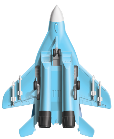 5210 Самолет Российский истребитель Звезда