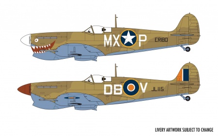 A02108 Сборная модель самолета Supermarine Spitfire Mk Vc Airfix