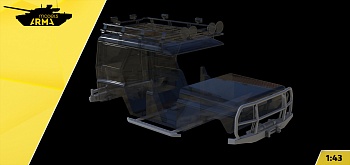 AM43010 Обвес рамный внедорожный