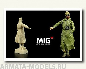 MIGMP35-319  Мотоциклист, Африканский корпус, вторая мировая.