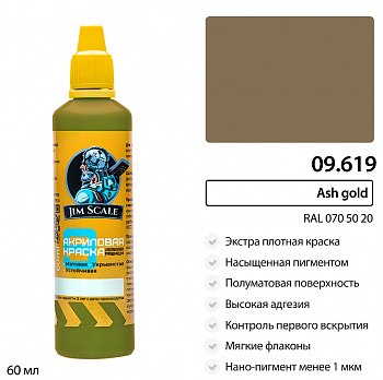 09.619JIM Краска Ash gold (RAL 070 50 20)