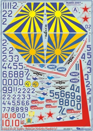 48006 Декаль Сухой Русские Витязи