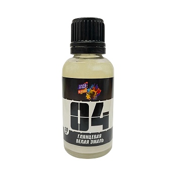 НК004 Эмаль белая глянцевая, 30 мл