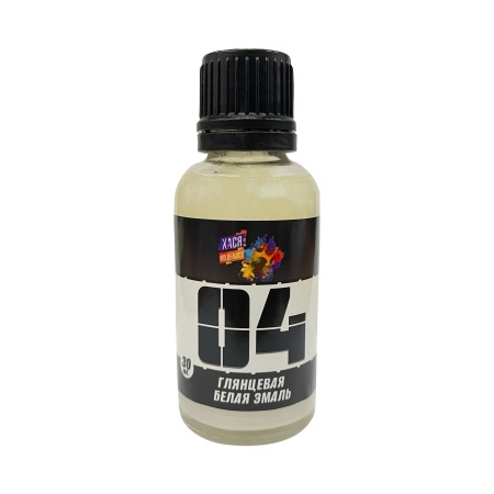 НК004 Эмаль белая глянцевая, 30 мл