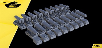 AM10001 Аксессуар для брига 'Меркурий' карронада 24-фунт 18 шт