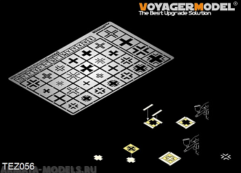 TEZ056 Трафарет для немецкого танка времен Второй мировой войны 3 (GP) TEZ056 Трафарет для немецкого танка времен Второй мировой войны 3 (GP)