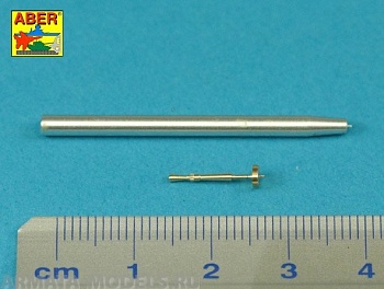 ABR-35-L-224  Дополнения для  Barrel ROQF Mk.I 76,2mm for Matilda Mk.IIICS  with Besa MG barrel для Tamiya 1/35 ABR-35-L-224  Дополнения для  Barrel ROQF Mk.I 76,2mm for Matilda Mk.IIICS  with Besa MG barrel для Tamiya 1/35