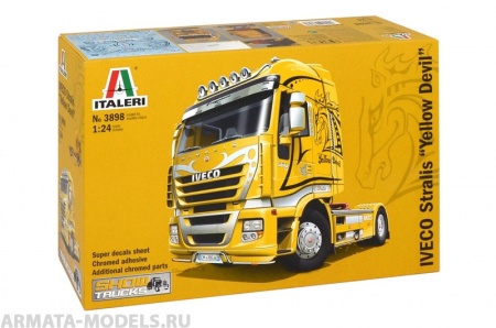 3898ИТ Грузовик Iveco Stralis Yellow Devil Italeri