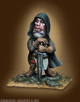 СM-H02 Декоративная фигурка из смолы Сержант Крестоносцев ( TEMPLAR SERGEANT)