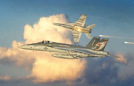 2791ИТ Самолет F/A-18E Super Hornet Italeri