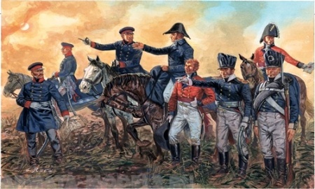 6873ИТ Солдаты Allied General  Staff Italeri