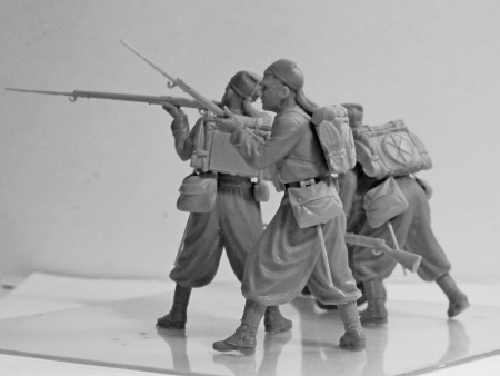 35709 Фигуры, Французские зуавы (1914 г.) ICM