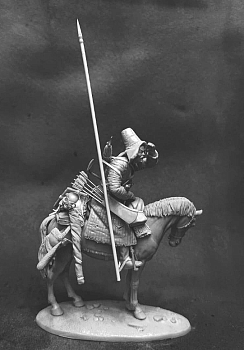 CHM-54375. Конный киргиз-кайсак, Россия 1812-14 гг. 54 мм. Материал - смола.