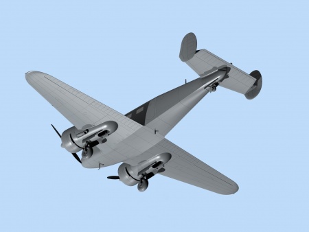 48185 C18S,Американский пассажирский самолет 1:48 ICM