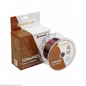 Леска FORWARD Carp&Feeder brown 0,370mm/150m Nylon (N-FCF-0370-150) Nisus