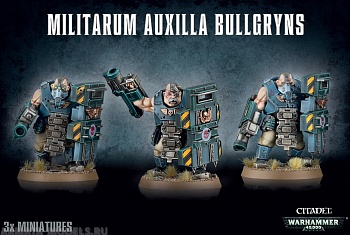 47-14GW Набор Милитарум Ауксиллия. Быкрины (Militarum Auxilla Bullgryns) 47-14GW Набор Милитарум Ауксиллия. Быкрины (Militarum Auxilla Bullgryns)