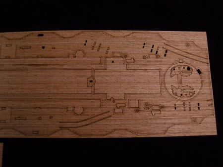 AW10046 Деревянная палуба для IJN KIRISHIMA 1942