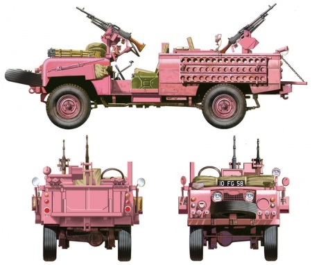 6501ИТ Машина разведки Pink Panther Italeri