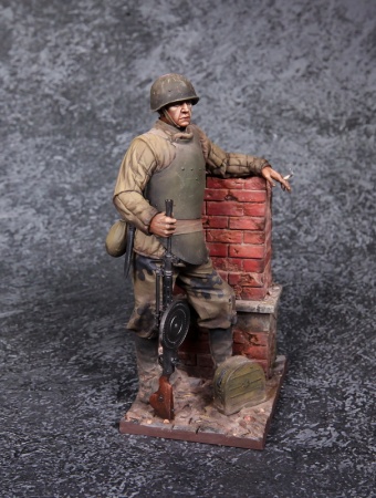 1602SOGA Пулемётчик   штурмовой инженерно-сапёрной бригады. 1943-45г. SOGA Miniatures