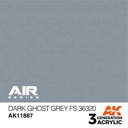 AK11887 Краска акриловая 3Gen Dark Ghost Grey FS 36320