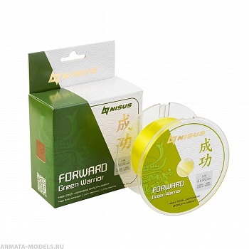 Леска FORWARD Green Warrior 0,370mm/150m Nylon (N-FGW-0370-150) Nisus( цена указана за упаковку, в количестве 6шт.)