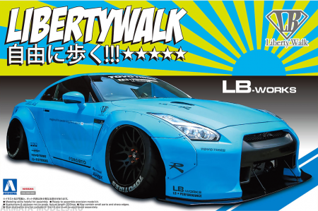 05402 Nissan GT-R LB Works Ver.1 Aoshima 05402 Nissan GT-R LB Works Ver.1 Aoshima