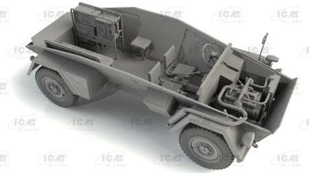 35110 Sd.Kfz. 247 Ausf.B, Германский бронеавтомобиль управления ICM