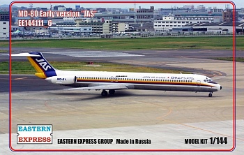 ЕЕ144111_6  Авиалайнер MD-80 ранний Japan Air System (Limited Edision)